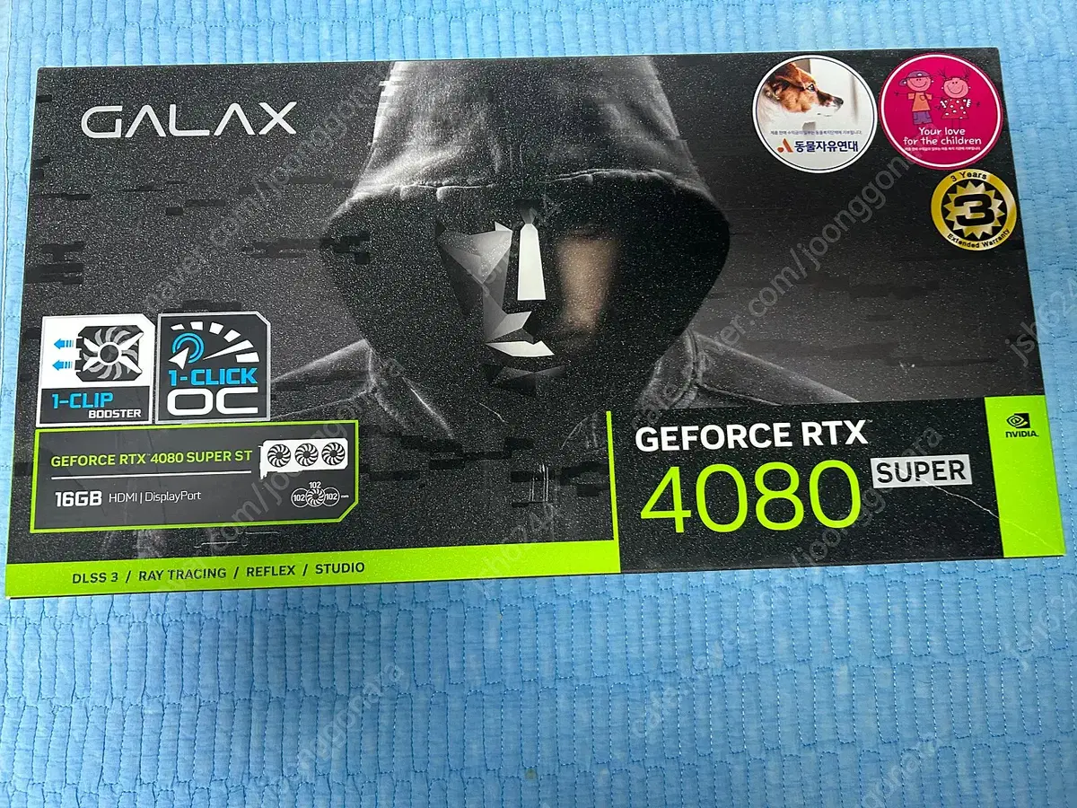 RTX 4080 SUPER 갤럭시 ST 그래픽카드 팝니다